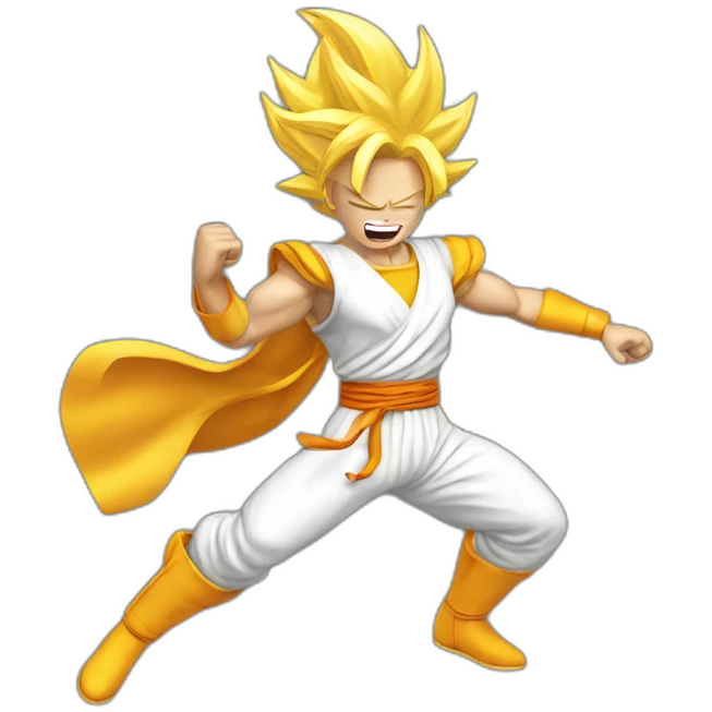super saiya dancing emoji
