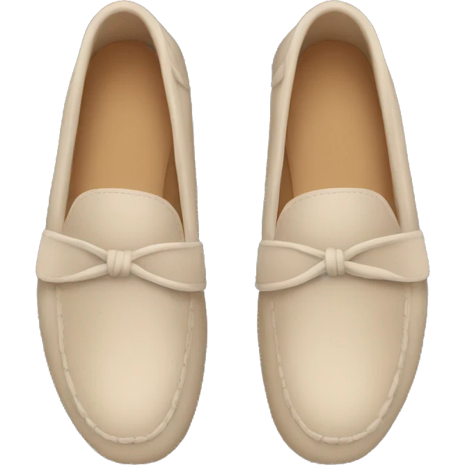 Beige Loafers emoji
