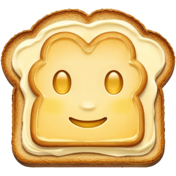 toasts with butter on top emoji