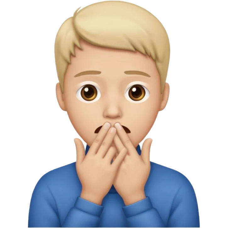 shut up emoji