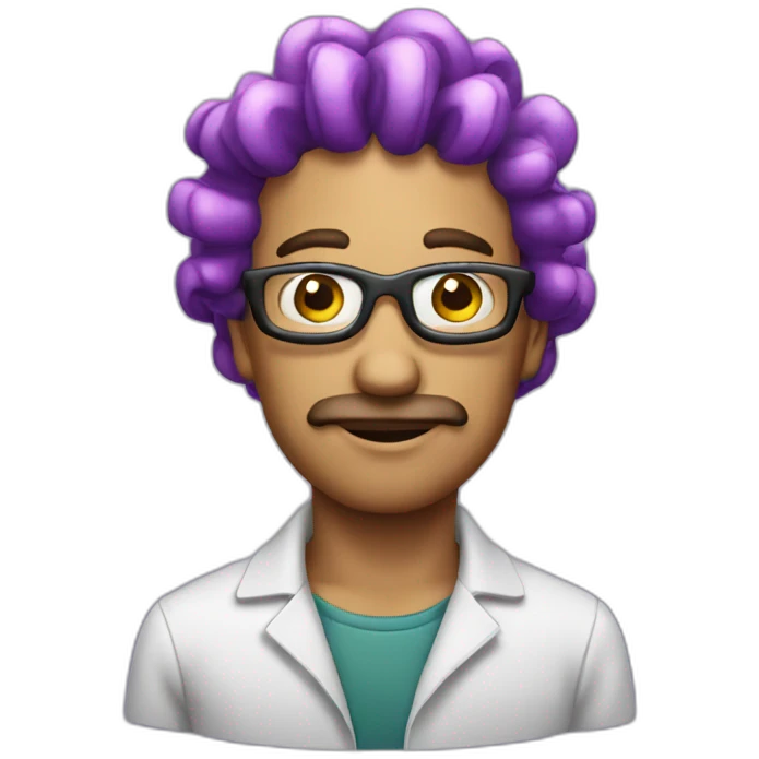 Computer Engineer purple octopus emoji