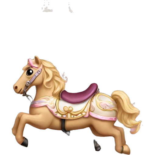 Light pink carousel  emoji