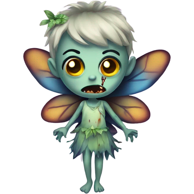 Zombie fairy emoji