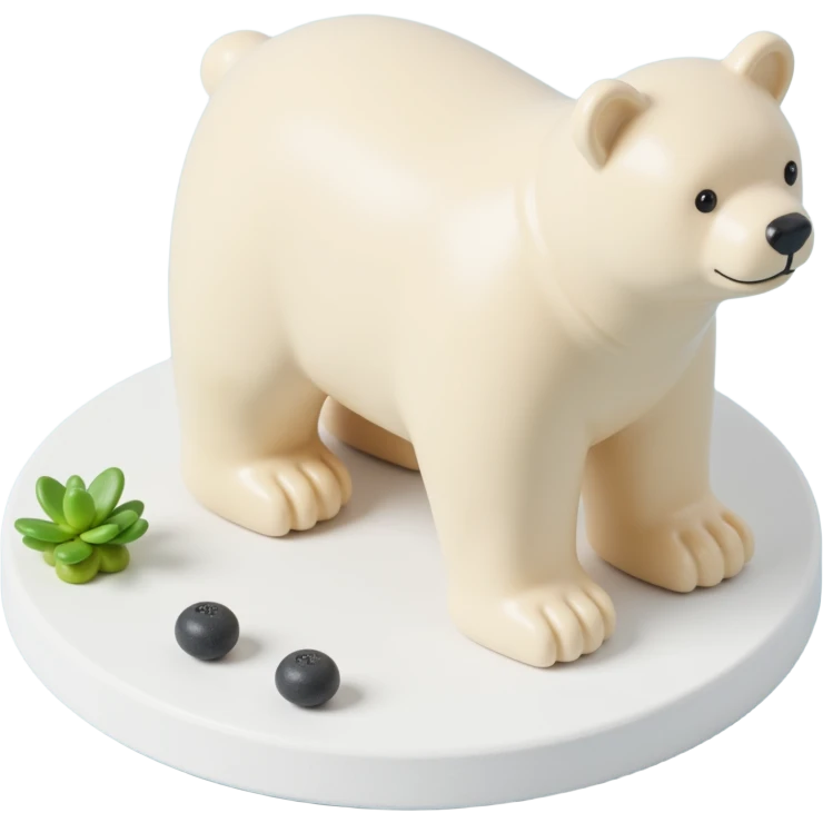 Polar bear emoji