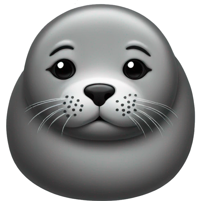 Sad chunky seal emoji