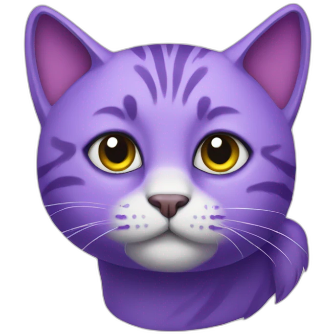 purple cat emoji