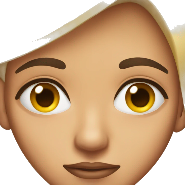 Side eye eyebrow raise emoji