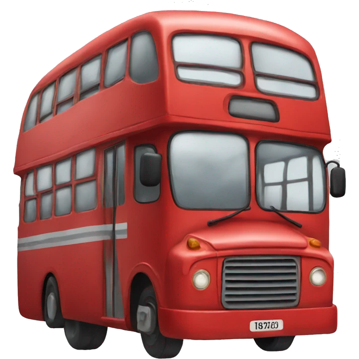 Red Bus emoji