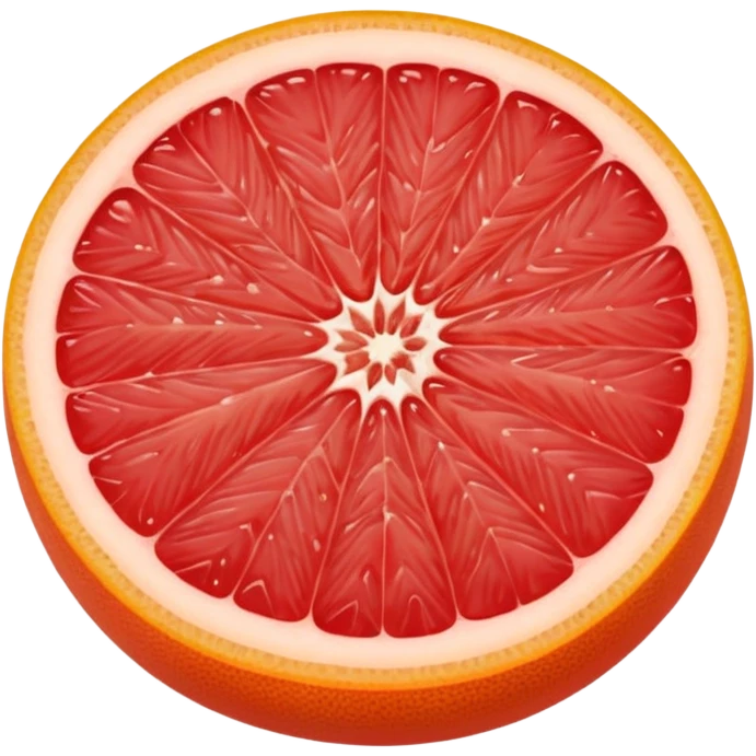 red grapefruit emoji