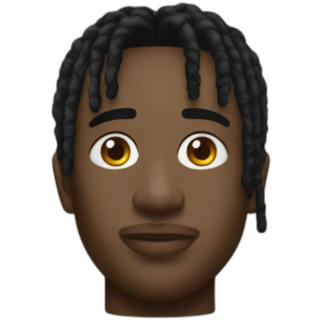 Travis Scott white skin emoji