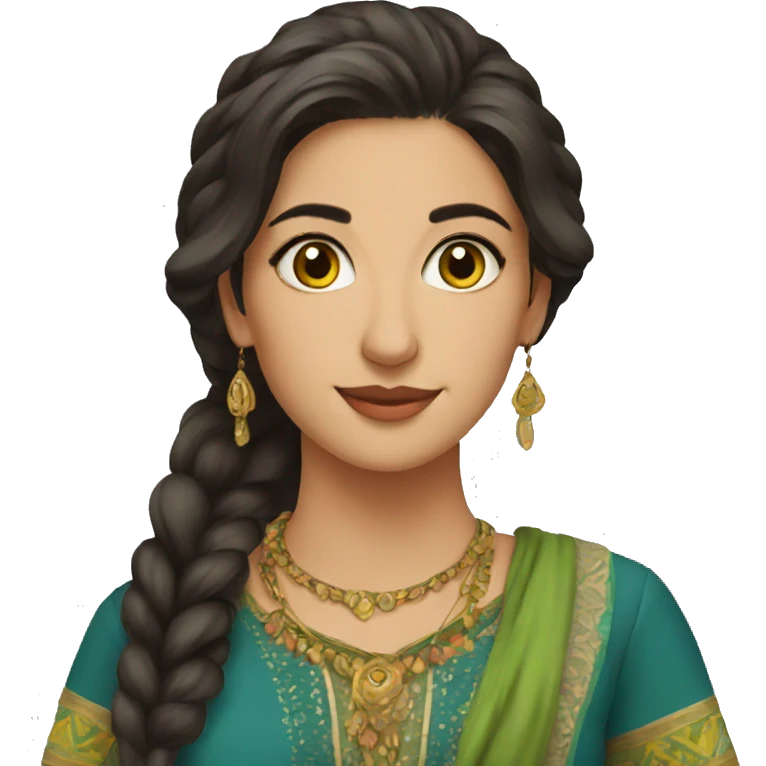a beautiful kurdish women emoji