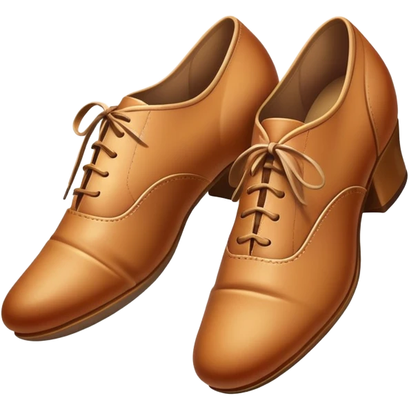 Tan jazz shoes emoji