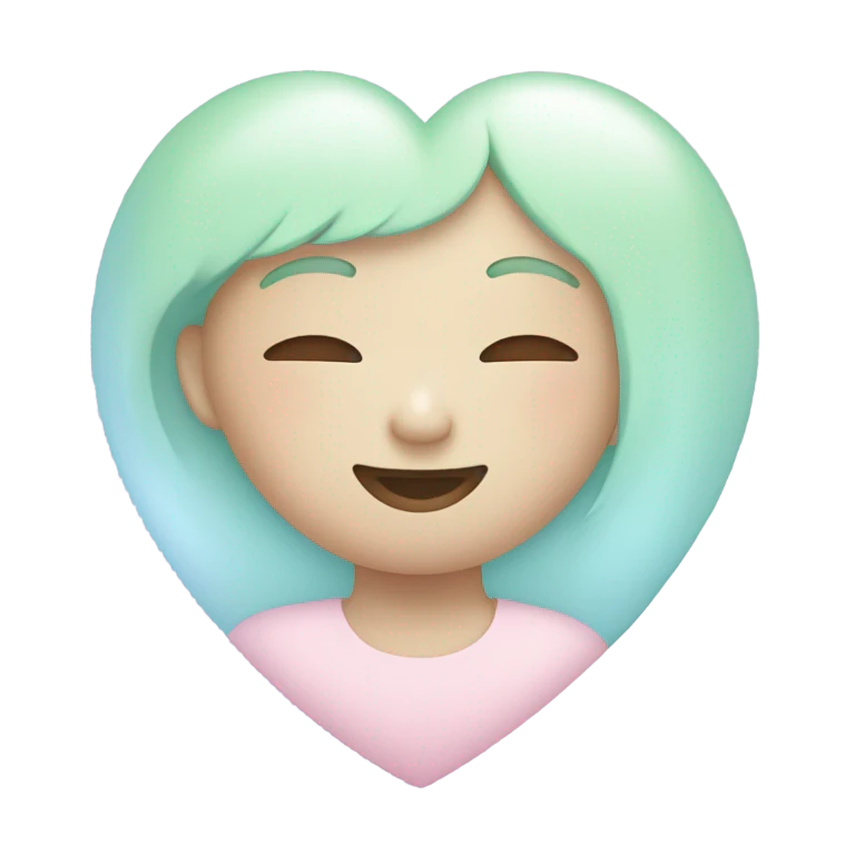 Pastel heart emoji