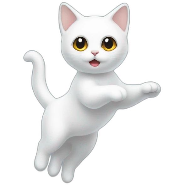ghost-floating-in-the-air-kitten emoji
