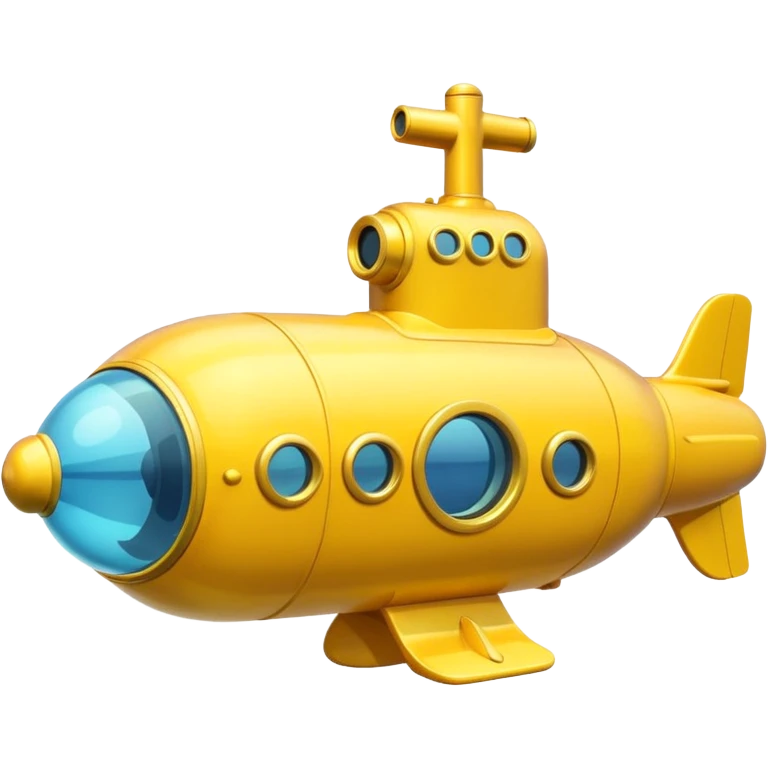 yellow submarine with periscope emoji