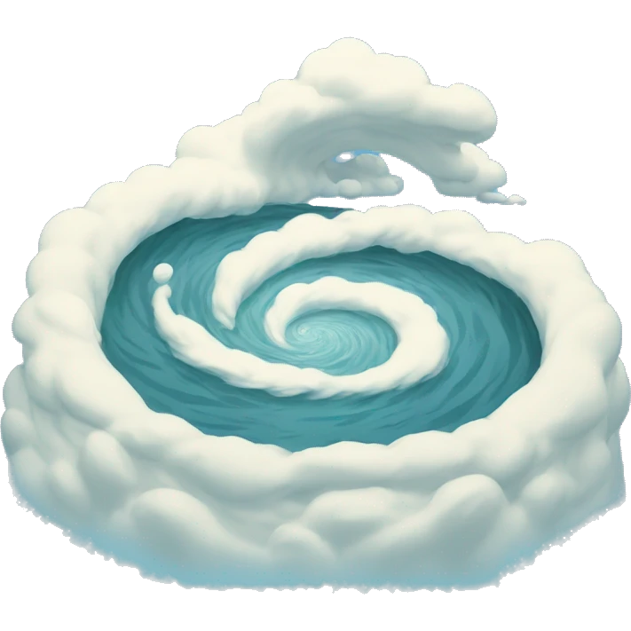 Giant whirlpool rising to the sky emoji