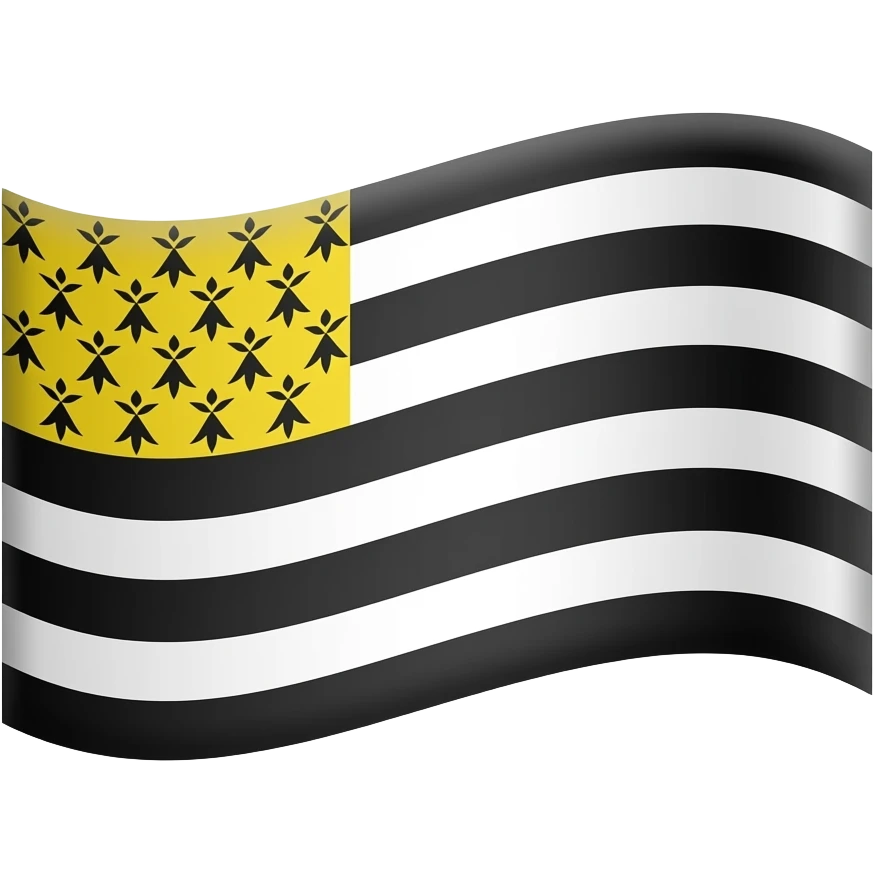 Le drapeau de la bretagne emoji