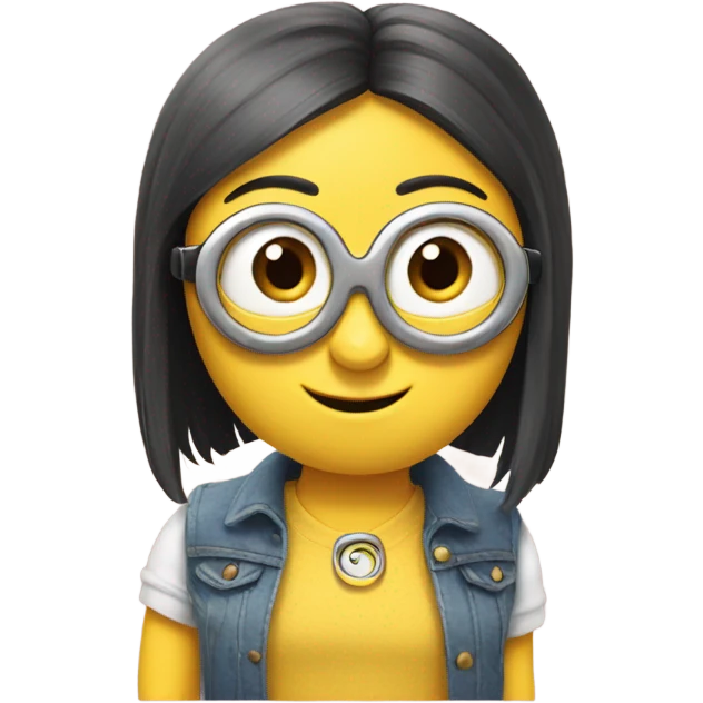 minion with bow emoji