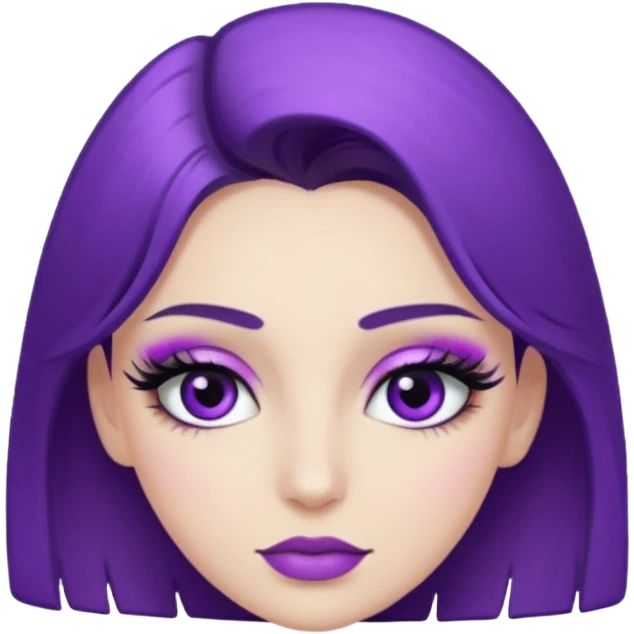 beauty purple emoji