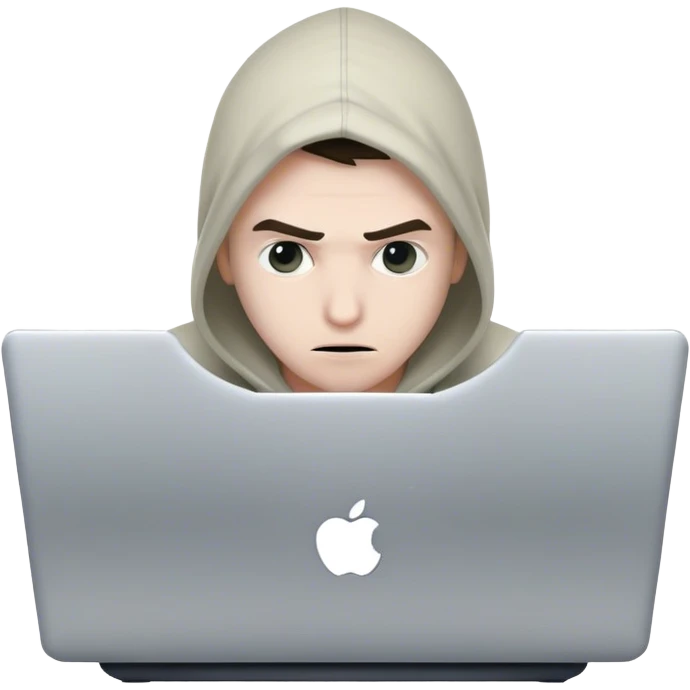 Computer hacker emoji