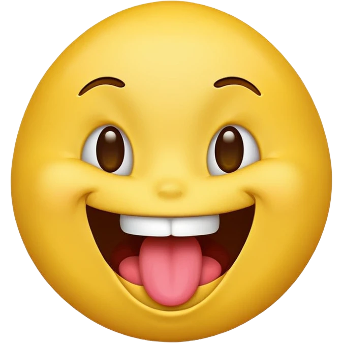 laughing emoji with tongue  emoji