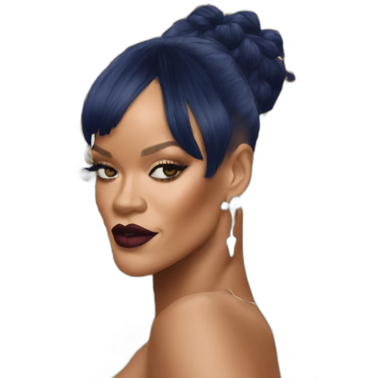 Rihanna met gala emoji