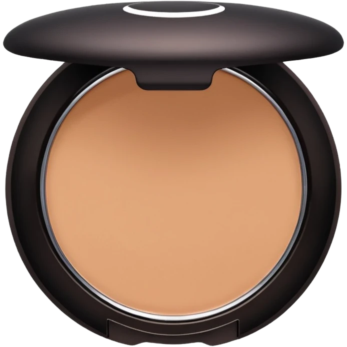 Light bronzer in a compact emoji