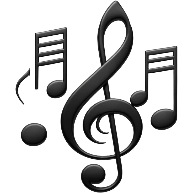 music notes emoji