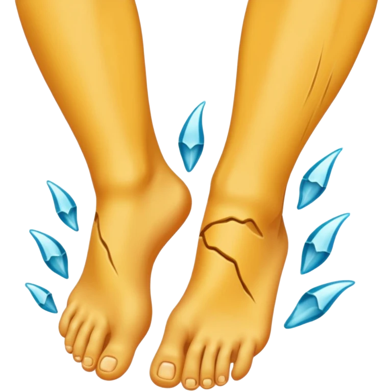 feet peeling emoji