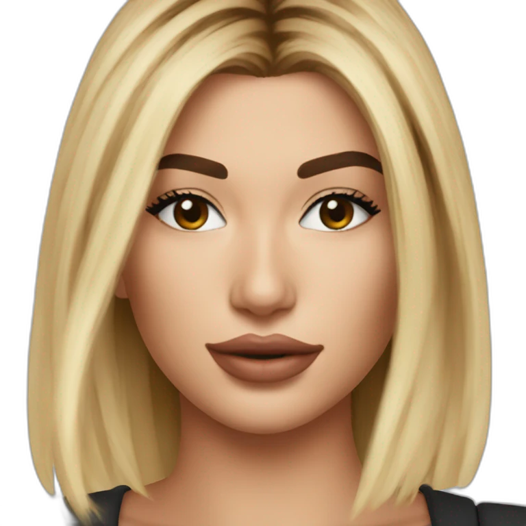 Hailey baldwin emoji