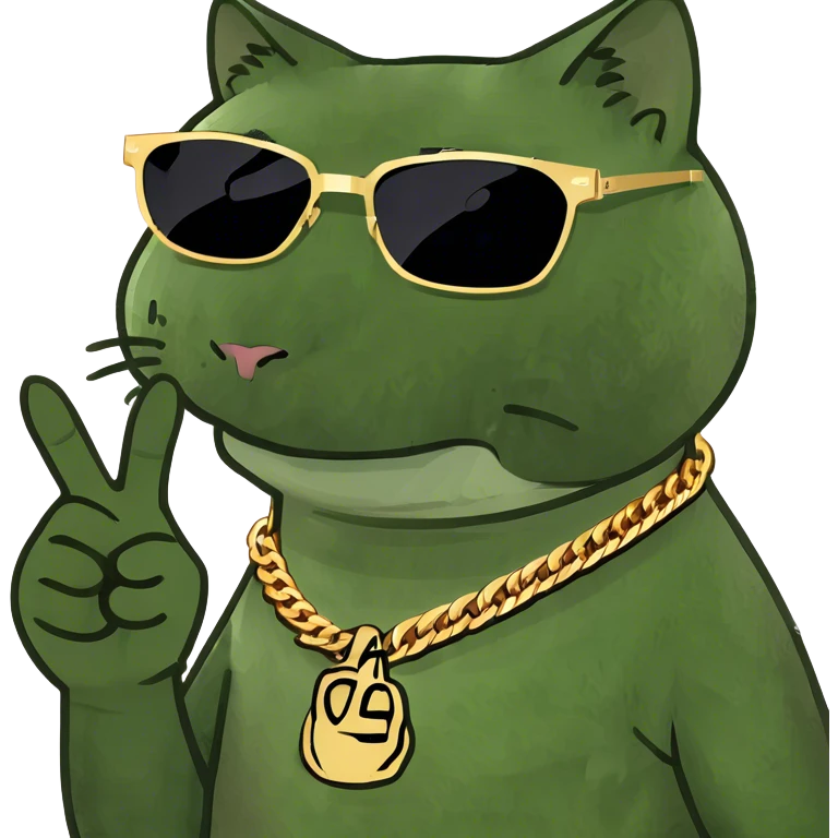 Cat with middle finger emoji