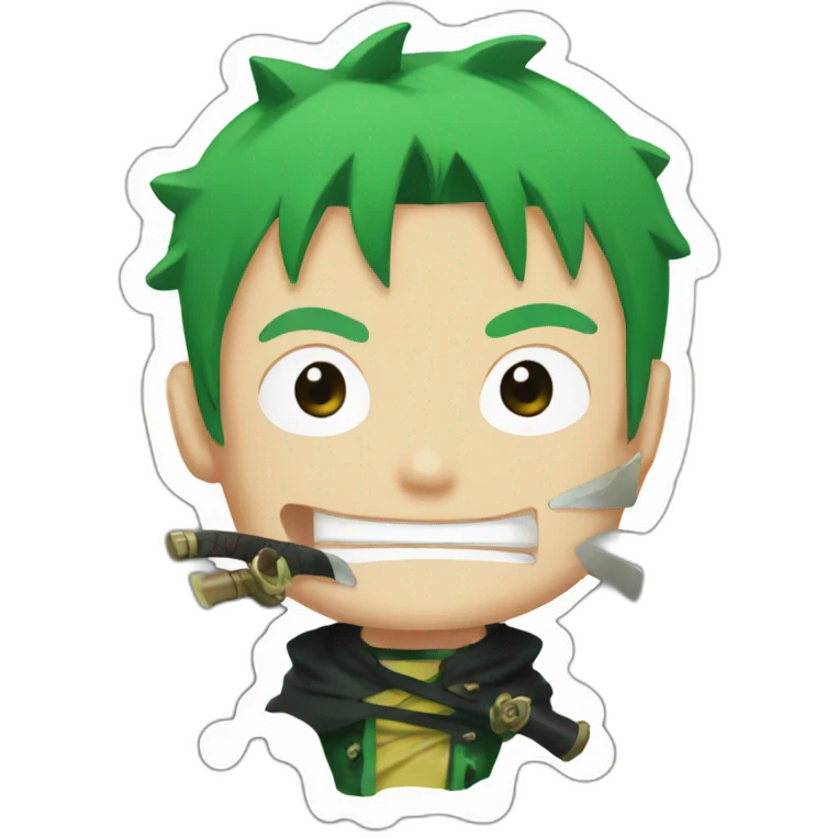 zoro one piece  emoji