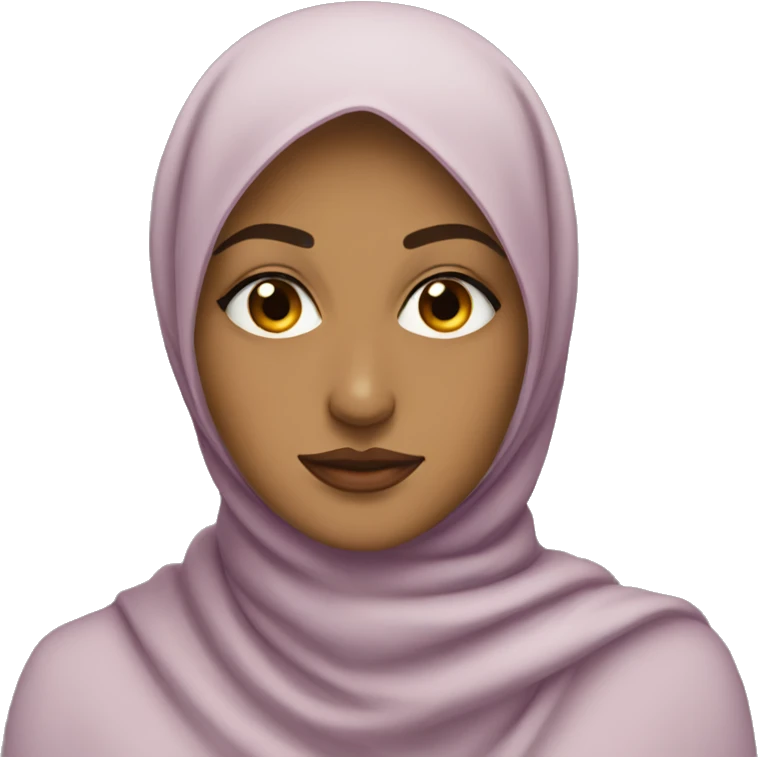 Hijabi-woman-giving-side-eye emoji