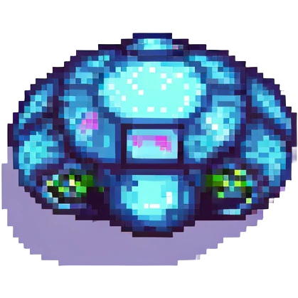 alien starship pixel art emoji