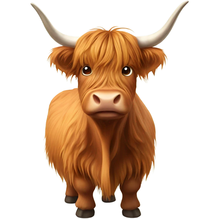 Highland cow emoji