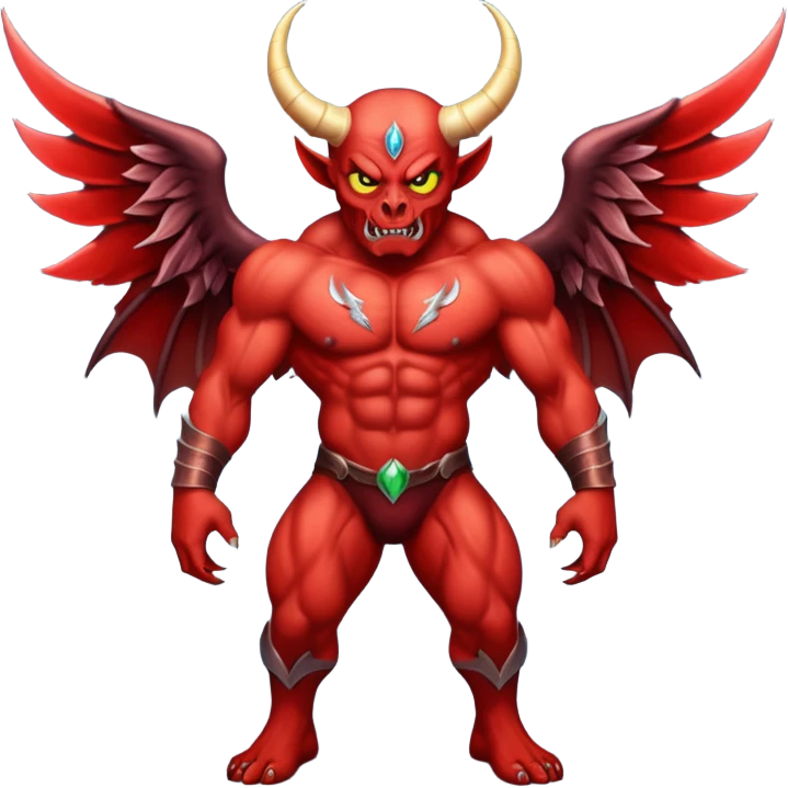 glitter fallen demon evil emoji