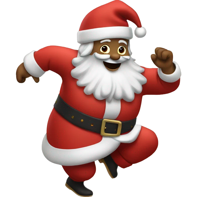 Dancing Santa emoji