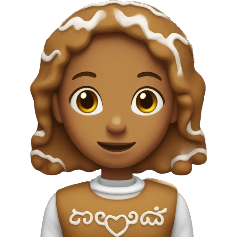 Gingerbread girl  emoji
