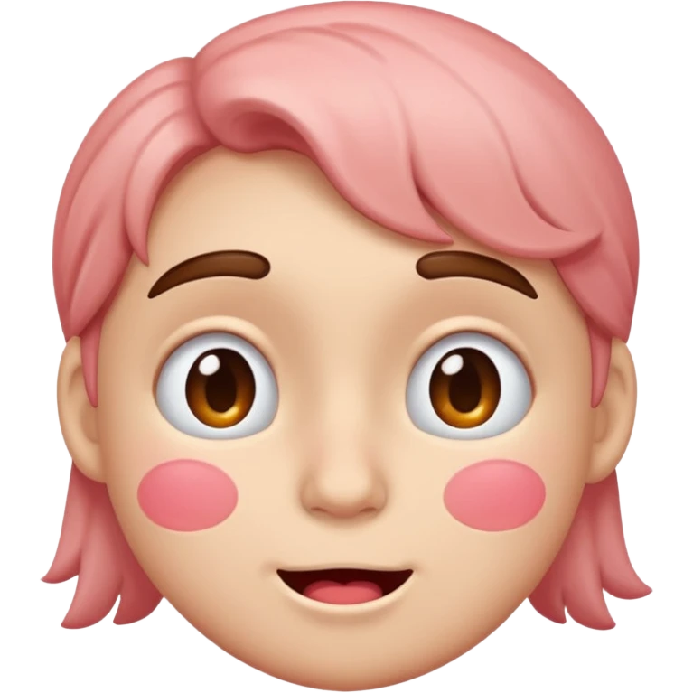 flustered smirking face emoji emoji