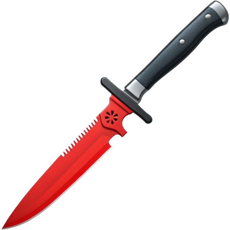 ninja knife black emoji