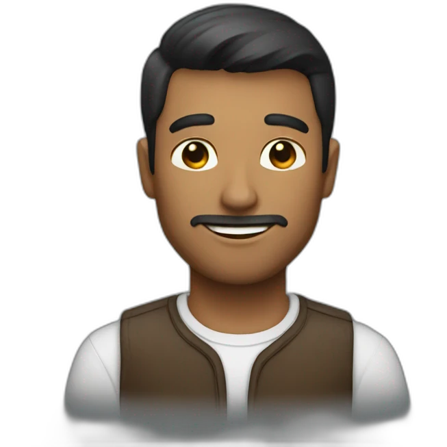 men brunette developer emoji