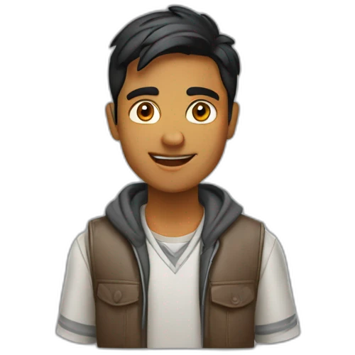 Indian college student emoji