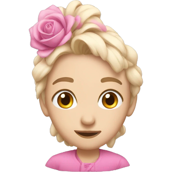 корова розовая emoji