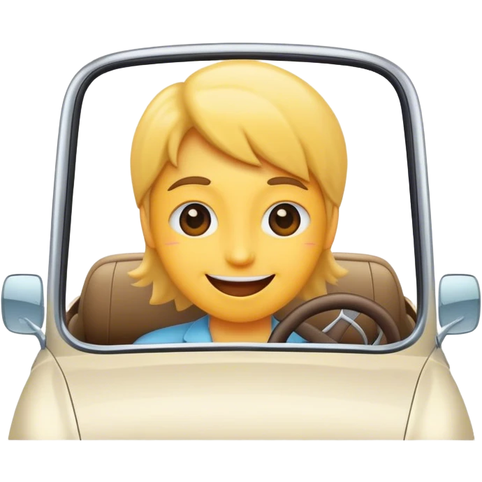 happy car emoji