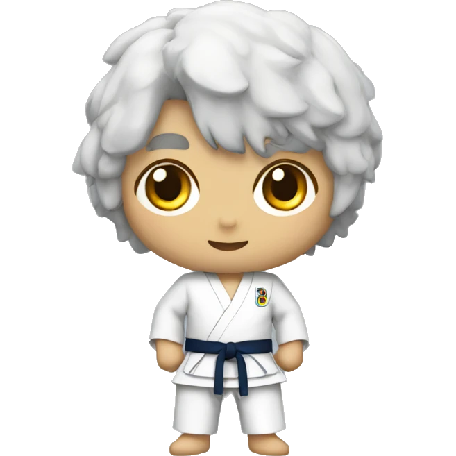 Judoka chauve emoji