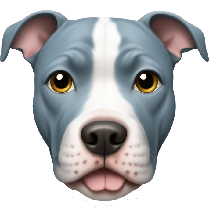 blue pitbull  emoji