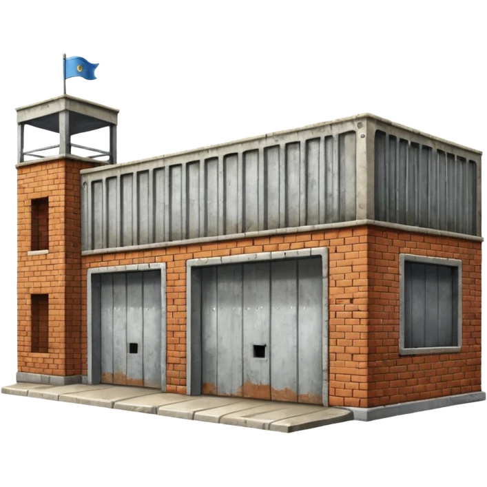 military warehouse emoji