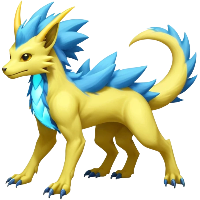 Manectric-Lucio-Draco-Fakémon-hybrid-creature (full body), 4 legs emoji