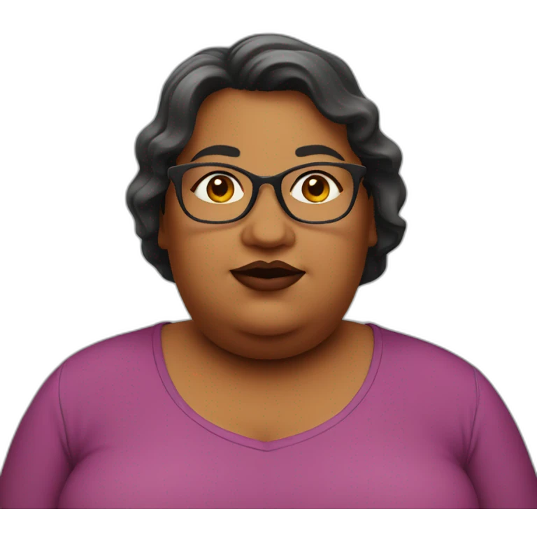 obese austinite woman emoji