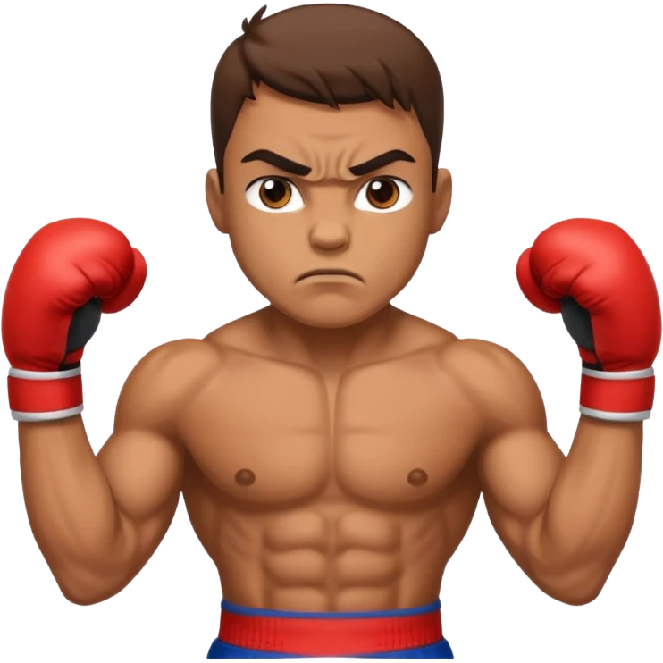  a boxer  emoji